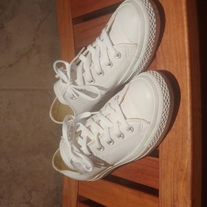 Converse All-Star White On White women's size 9